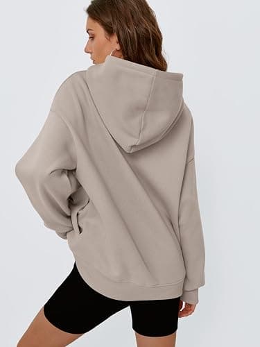 Trendy Queen Womens Oversized Hoodies Comfy Sweatshirts Fall Fashion 2025 Outfits Casual Tops Fleece Clothes with Pockets thumbnail 5