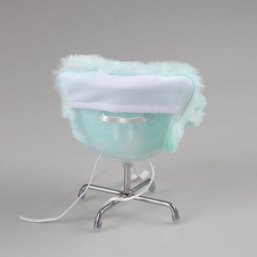 Doll Car Seat Compatible with Labubu, Chair for 10-17cm Dolls - Adjustable Safety Strap, Air Vent Clip & Desktop Stand, Soft Cushion, Cute Car Ornament Gift for Collectors & Fans (Mint Green Ombre) thumbnail 6