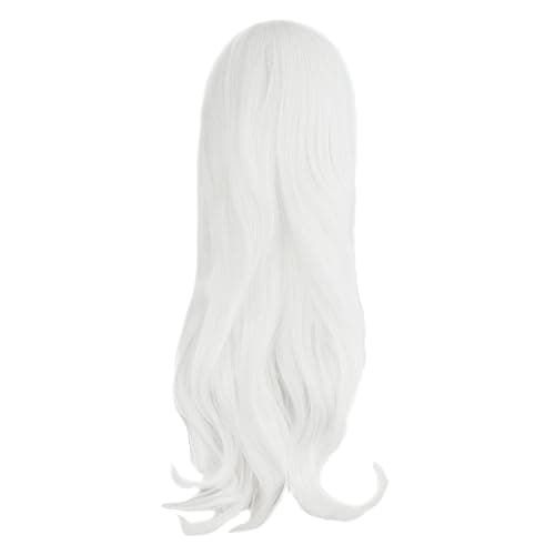MapofBeauty 70 cm/ 28 inch Cosplay Curly Anime costume Fashion Wig (White) thumbnail 2