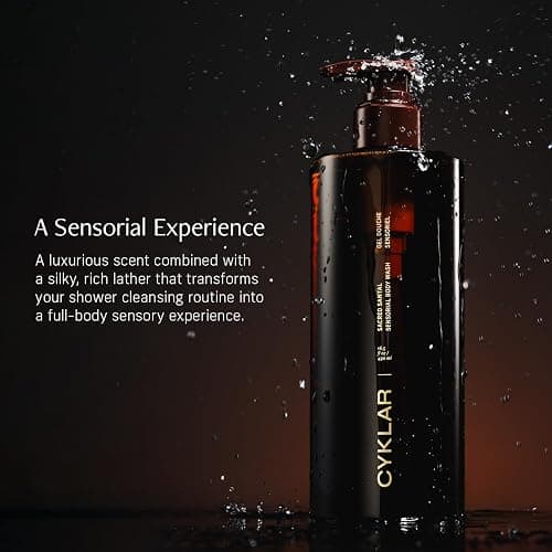 CYKLAR Sensorial Body Wash. Sacred Santal Hydrating Cleanser with Moisture Locking Multi-Oil Complex, Sodium PCA and Glycerin. Nourishing Shower Gel for Women and Men, 16.5 Fl Oz Luxury Bodywash thumbnail 7