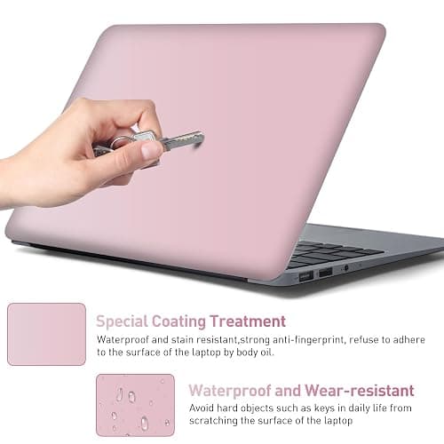 Light Pastel Pink 12 12.1 13 13.3 14 15 15.4 15.6 in Skin Laptop Sticker Decal, Netbook Skins for Notebook PC, Universal Vinyl Laptop Decor Cover for Women Girls, Waterproof Art Protector thumbnail 6