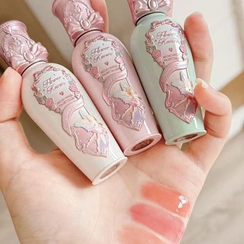 Spiegel-Lipgloss der Flower Knows Midsummer Night Serie, filmbildender, feuchtigkeitsspendender, langanhaltender, nicht klebriger Lip Balm für alle Lippen, Make-up (C02) thumbnail 5
