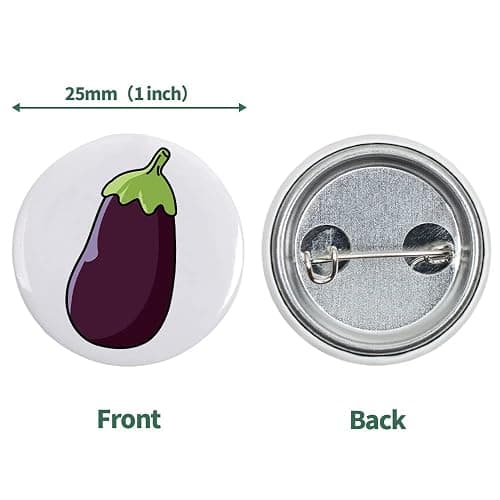 Mostme 300 Sets 1 inch Button Maker Supplies, 25mm Button Supplies Parts Badge Part, Buttons Making Supplies, Includes Metal Pin Back Cover, Metal Shells, Blank Paper&Clear Film thumbnail 4