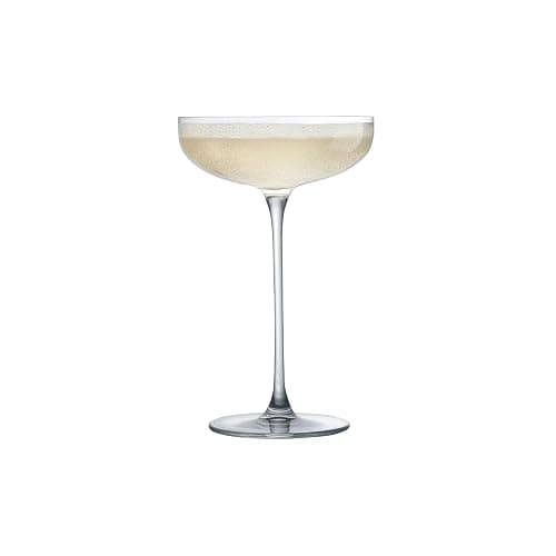 NUDE GLASS Savage Coupe Glass 7.5 oz. - 4.25" W x 6.75" H Set of 2 thumbnail 3
