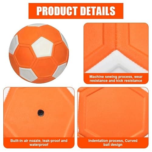 Dhqkqg Curve Ball Football,Curve and Swerve Football Toy,20 Cm Soccer Curve Ball,Boys Girls Indoor Outdoor Soccer Training or Game Kick,Perfect for Outdoor & Indoor Match or Game thumbnail 6