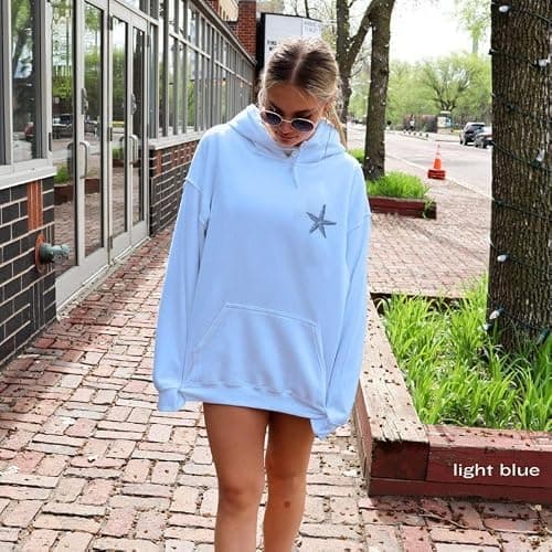 Women Graphic Hoodies Y2k Floral Oversized Preppy Sweatshirt Teen Girls Cute Sweatshirts Pullover Tops Streetwear thumbnail 3