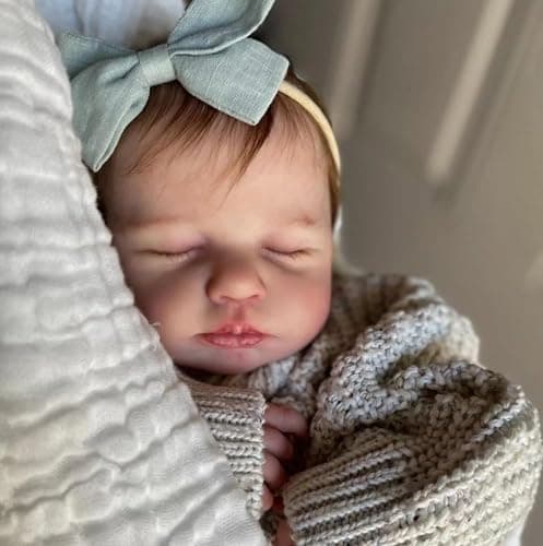 Zero pam Full Silicone Reborn Baby Dolls Girls, 48CM Realistic Baby Doll, Full Silicone Babys, Real Iife Reborn Dolls, Lifelike Babys Doll For Girls With Accessories thumbnail 3