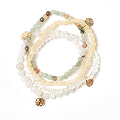 Wendy Kleiner Crystal Bracelet and Crystal Bracelet Stack – Healing Stone Beads – Small Size Beads - Spiritual Energy Jewelry – Elastic, Unisex, Gift-Ready thumbnail 7