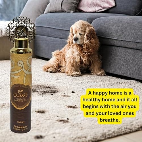 Nusuk Air Room Freshener Spray for Home, Car & Office, Long Lasting Fragrance 300 ML, Odor Eliminator, Deodorizer Spray For Room, Car & Wardrobe, Goodness Oud thumbnail 3