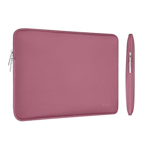 MOSISO Laptop Case 16 inch, 15-15.6 inch Laptop Sleeve Bag Compatible with MacBook Pro 16 inch, HP, Acer, Dell, Lenovo, ASUS Notebook, Neoprene Computer Sleeve Bag with Small Case, Dusty Rose thumbnail 4