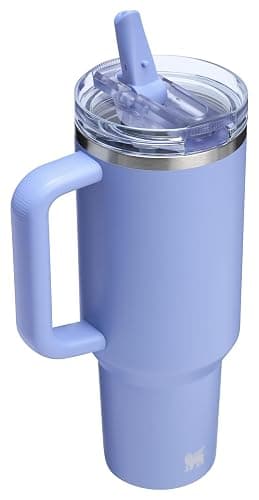 STANLEY Quencher ProTour Flip Straw Tumbler with Leakproof Lid 40 oz | Built-In Straw and Handle | Cup Holder Compatible for Travel | Insulated Stainless Steel Cup | BPA-Free | Hydrangea thumbnail 4