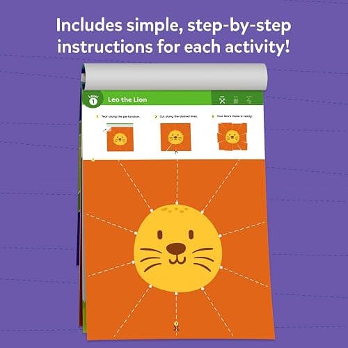 Skillmatics Snip Snip, Scissor Skills, Felt Craft Activity, Gift for Kids | Cutting Activity Book, Safety Scissors, Fine Motor Skills for Preschool, Screen-Free, Learning Toy, Toddlers, Ages 3, 4, 5, 6 thumbnail 7