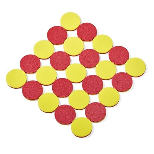 hand2mind Foam Two-Color Counters, Red and Yellow, Manipulatives, Chips, Math Bingo, 200 Count thumbnail 8