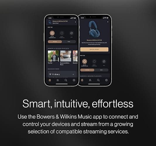 Bowers & Wilkins Px7 S2e Bluetooth Headphones Over The Ear, Over-Ear Headphones - Enhanced Noise Cancellation & Transparency Mode, Crystal-Clear Calls, 30-Hour Playback, Forest Green thumbnail 5