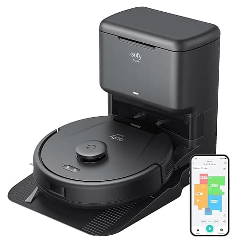 eufy L60 Robot Vacuum with Self Empty Station, Hair Detangling Technology, Up to 60 Days Hands Free Cleaning, 5,000 Pa Suction, Remove Hair, Dust - Image 1
