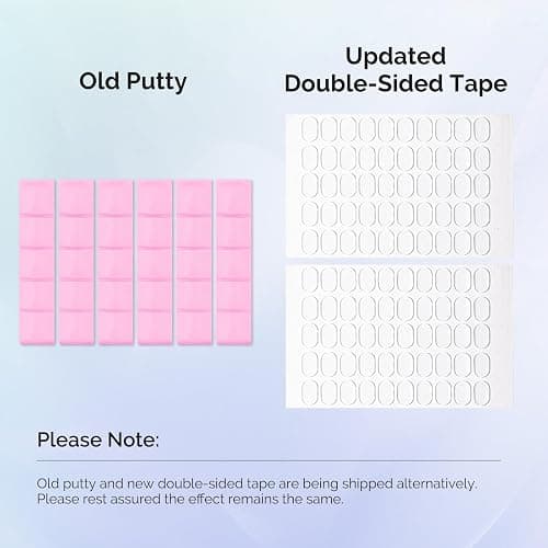 MelodySusie Nail Stand for Press Ons, 2 Sets Blue Acrylic Magnetic Base for Painting Display Holder with Reusable Adhesive Putty for Home DIY Salon Supplies thumbnail 8