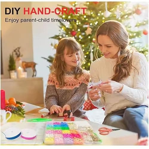 S&W DECORE 25770 Pcs Clay Beads Bracelet Making Kit for Girls 192 Colors Friendship Bracelet Kit Beads for Jewelry Making Polymer Clay Bead Set for DIY Craft Gifts for Teen Girls thumbnail 5