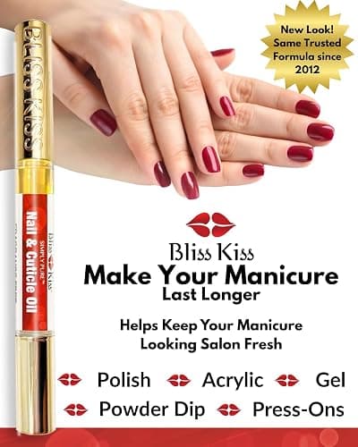 Bliss Kiss Simply Pure Cuticle Oil Pen, Fragrance Free, 1 Count | Jojoba-rich formula helps soften dry cuticles and condition brittle, peeling, breaking nails; 2 ml precision brush pen. thumbnail 11
