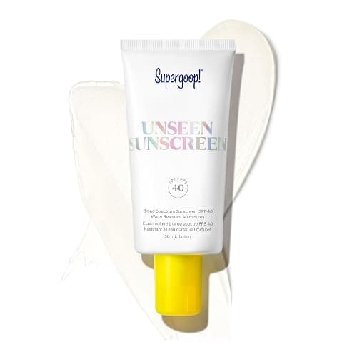 Supergoop! Unseen Clear Face Sunscreen - SPF 40 - Invisible + Broad Spectrum + Makeup-Gripping Primer - Weightless, Scentless, Oil Free - For All Skin Types & Tones - 1.7 fl oz - Image 1