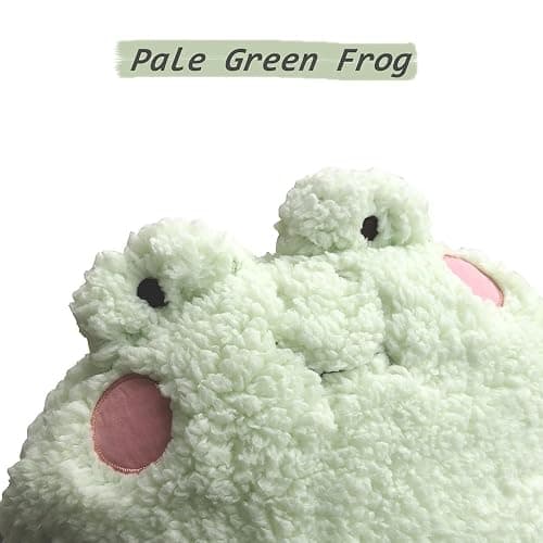 DXDE4U Frog Plush Pillow, Adorable Frog Stuffed Animal (15 * 14 inch), Home Cushion Decoration Plush Hugging Pillow Frog Toy Birthday Xmas Travel Gift for Kids Adults Girls Boys thumbnail 4