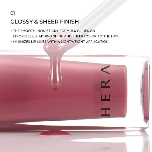 HERA Sensual Nude Lip Gloss #415 BROWNIE BOY - FELIX Picked [Featured on JUST MAKEUP] | Volumizing Sheer & Glossy Finish, Non-sticky, Moisturizing and Hydrating, Korean Makeup, 0.17 oz. (5g) thumbnail 5