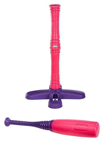 Little Tikes Basic Tot Sports T-Ball w/ 5 Balls Pink – (Amazon Exclusive) thumbnail 3