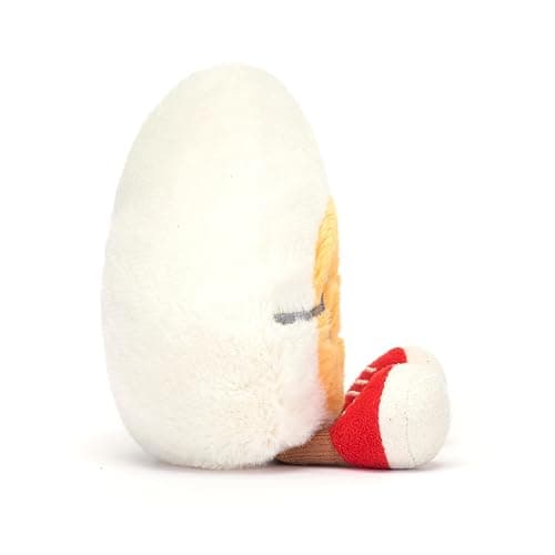 Jellycat Amuseables Boiled Egg Geek Stuffed Toy, Small 5.5 inches - Food Plush - Fun Gift Idea thumbnail 4