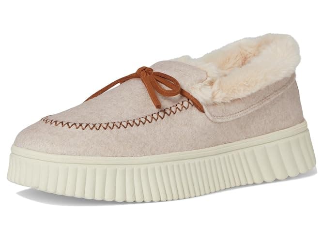 Skechers womens Cozy Ojai Women's Faux Wool Moccasin Slippers With Memory Foam thumbnail 7