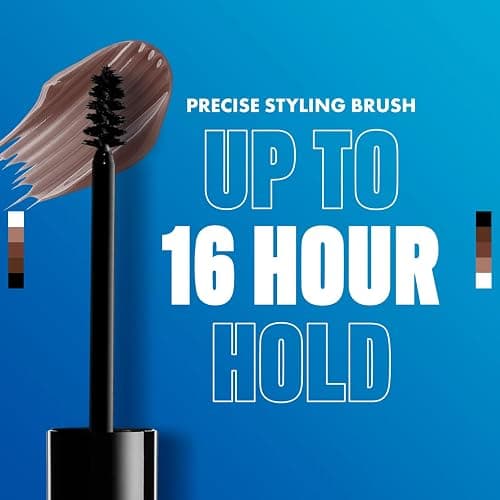 NYX Professional Makeup The Brow Glue Gel Sopracciglia Trasparente Istantaneo Effetto Laminazione 5g + Lift and Snatch Penna Sopracciglia No-Transfer Tenuta 16h Tonalità Taupe - Set da 2 thumbnail 2