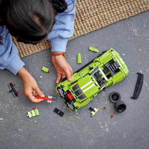 LEGO Technic Ford Mustang Shelby GT500 Building Set 42138 - Pull Back Drag Race Toy Car Model Kit, Featuring AR App for Fast Action Play, Great Gift for Boys, Girls, and Teens Ages 9+ - Multicolor thumbnail 2