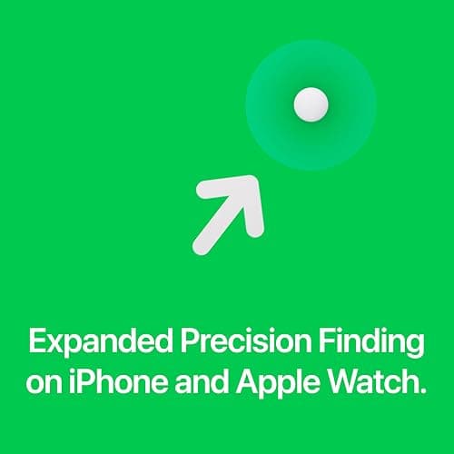 Apple AirTag (2nd generation): Tracker for Keychain, Wallet and More; Locator with Sound; Simple One-Tap Setup with iPhone or iPad; Key Finder with up to 1.5x Precision Finding Range thumbnail 5