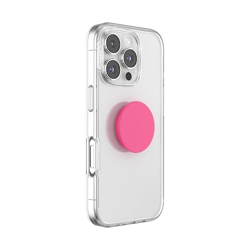 PopSockets Adhesive Phone Grip, Holder- Neon Pink | Anti-Drop, Kickstand, Secure Comfortable Hold, Hot, Pink, Phone & Electronics Accessory thumbnail 2