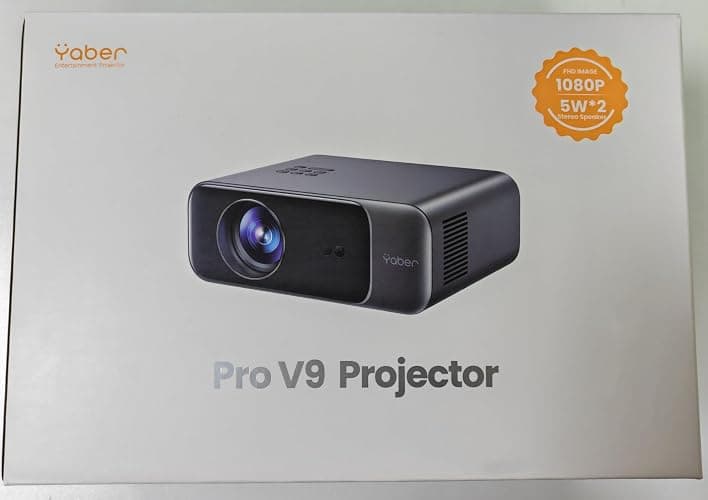 【Auto Focus & Keystone】 1080P HD Portable Projector, WiFi6 Bluetooth 5.2 Projectors, YABER Pro V9 Smart Projector, Home Cinema Projectors for Bedroom/Smartphone/TV Stick thumbnail 11
