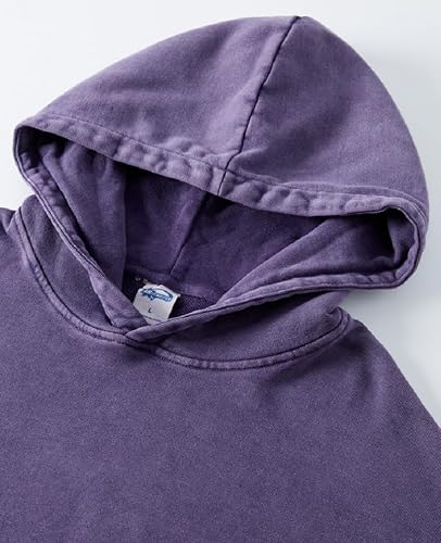 AlleyEcho Fashion Casual Pullover Sweatshirt with Pockets, Dirty Sweatshirts for Men Women thumbnail 4