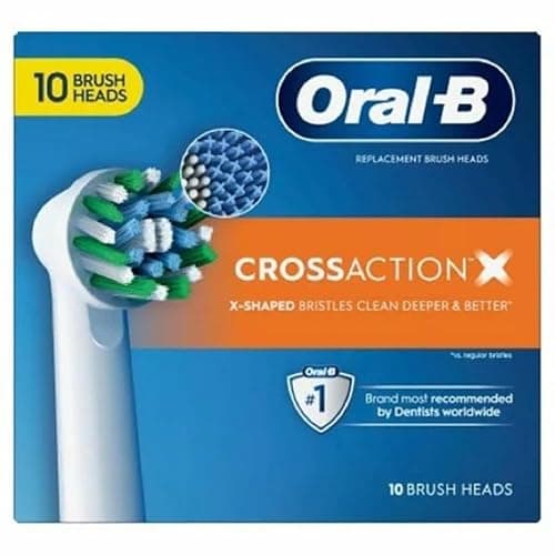 Oral-B Cross Action Electric Toothbrush Replacement Brush Heads, 10 ct. thumbnail 2