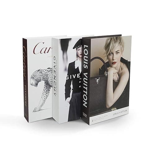 Coffee Table Decorative Books For Home Decor, Fake Books For Decoration, Aesthetic Bookshelf Decor for Living Room Office Bedroom, 3 Piece - Image 1