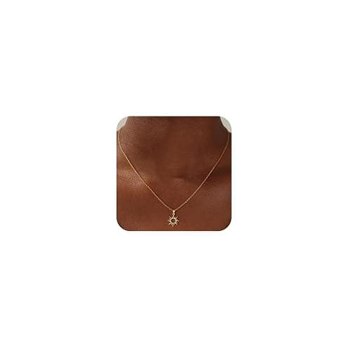 CHESKY Layered Necklaces for Women Trendy, Dainty 14k Gold Plated Pendant Necklace Layering Necklace for Women Non Tarnish Hypoallergenic Sun Gold Necklace Stack Gold Jewelry for Women Gifts thumbnail 9