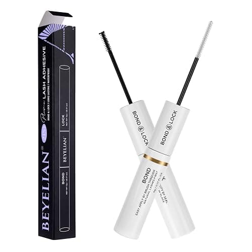 BEYELIAN Lash Bond and Seal, Cluster Lash Glue for Individual Cluster Lashes DIY Eyelash Extensions Latex Free Aftercare Sealant with Mascara Wand Super Strong Hold 72 Hours - Image 1