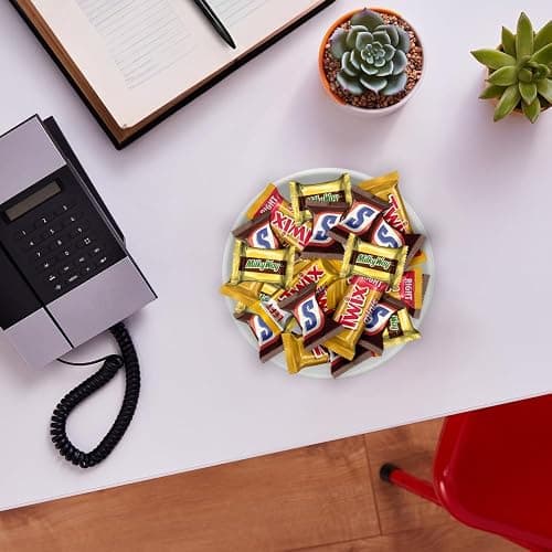 SNICKERS, TWIX, & MILKY WAY Minis Chocolate Candy Bars Variety Pack, 150 Ct Bulk Bag thumbnail 5