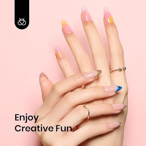 Beetles Blooming Gel - Hema Free Clear aura nails Blooming Gel Polish for Spreading Effect DIY Watercolor Floral Print Soak off U V LED Lamp Cure Nail Diy Manicure Art Design Gift thumbnail 5