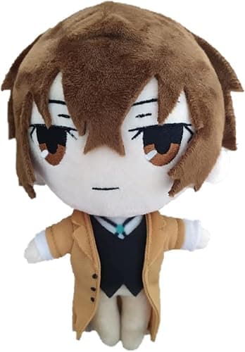 XIAOHONG 6Pcs Dazai Plush Doll Anime Plush Toy Dazai Osamu Stuffed Doll Nakahara Chuuya Figure Toys Ryunosuke Akutagawa Cartoon Figure BSD Toys Cushions Pillows Gifts for Kids thumbnail 3