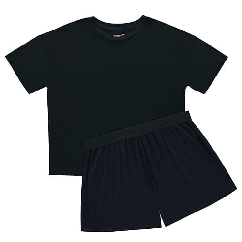 Hanes Women's Pajamas Set, Comfywear Pajamas for Women Set, Originals SupertSoft Loungewear, T-Shirt & Sleep Shorts thumbnail 3
