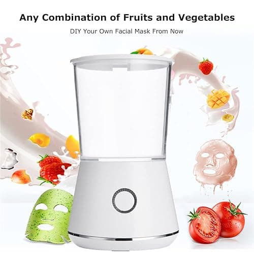 EcoMyLife Face Mask Maker Mini Natural Mask Machine DIY Skin Food Sheet Mask Facial Treatment SPA Skin Care Product with Mask Molds & 16 Collagen Pills thumbnail 2