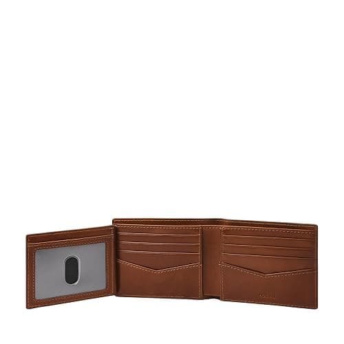 Fossil Men's Hayes Leather Bifold Wallet with Flip ID Window thumbnail 4