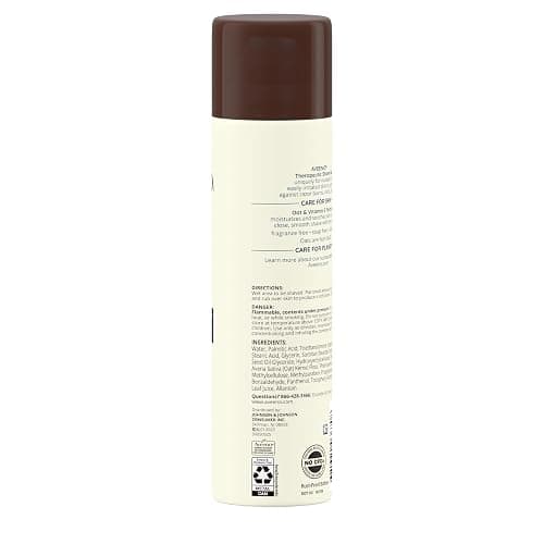 Aveeno Therapeutic Shave Gel with Oat and Vitamin E to Help Prevent Razor Bumps, Soothes Dry Skin and Provides a Close, Smooth Shave with Less Irritation, Fragrance-Free, 7 oz thumbnail 8