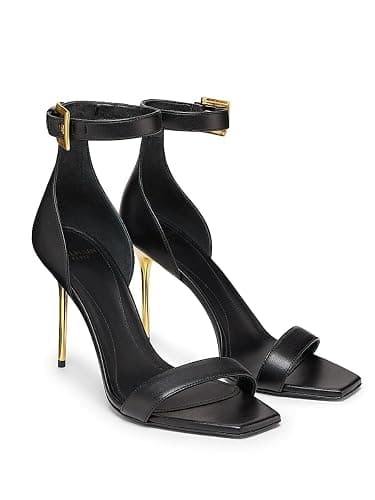 Balmain, Anthem 95MM Leather Sandals thumbnail 2