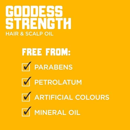 Carol's Daughter Goddess Strength Scalp and Hair Oil for Curly, Wavy, Coily Hair, Treatment with Castor Oil for Weak, Stronger Hair, 125ml - Oil thumbnail 8
