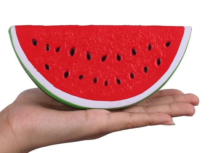 Anboor 5.9" Squishies Slow Rising Kawaii Squishie Scented Soft Watermelon Toy for Kids or Stress Relief thumbnail 3