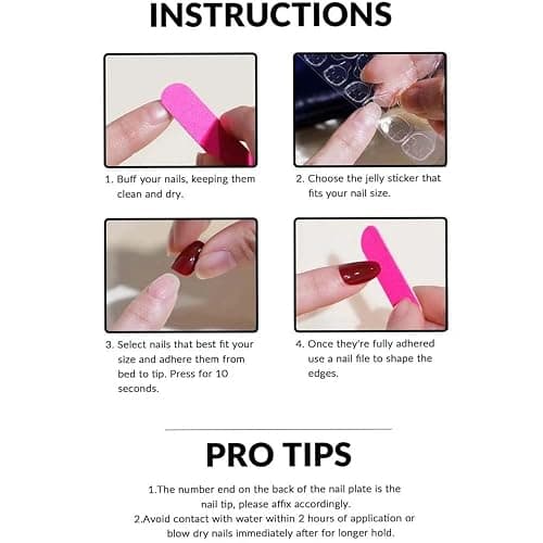 Short Oval Press On Nails Summer Fake Nails Star Fish With Polka Dot Line Design Cute False Nails Full Cover Artificial Glossy Stick On Nail Reusable Acrylic Nail For Women Manicure 24pcs thumbnail 6
