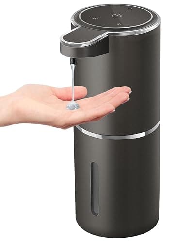 Gotofine Automatic Liquid Soap Dispenser,4-Level Adjustable, Wall Mount,USB Rechargeable,12.8oz/ 380ml,Touchless Hand & Dish Soap Dispenser for Bathroom, Kitchen,Hotel, Restaurant - Image 1